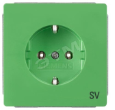 5UB1826 DELTA STYLE РОЗЕТКА SV ЗЕЛЕНЫЙ - артикул 5UB1826