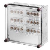 Корпус с вкручивающимися предохранителями  SZ. 2, TRANSPARENT COVER BASE DO2 8 X 3 X 63A COMPRISES 8HP1102+8HP5157+8HP1222 - артикул 8HP2157