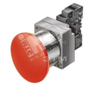 КОМПЛЕКТНОЕ УСТРОЙСТВО,  ROUND PUSH-PULL-BUTTON LATCHING RED, 1NC, METAL С ПРУЖИННЫМИ КОНТАКТАМИ - артикул 3SB3603-1CA21-0CC0