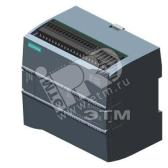 SIMATIC S7-1200 Компактное ЦПУ CPU 1214C DC/DC/DC. Встроенные входы/выходы: 14 DI =24 В 10 DO =24 В 2 AI =0 - 10 В. Блок питания: =20.4 - 28.8 В. - артикул 6ES7214-1AG31-0XB0