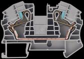 TROUGH-TYPE 16MM2 IPO-CONNECTION WIDTH 12MM GREY - артикул 8WH6000-0AK00