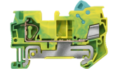 HYBRID PE TERMINAL WITH SPRING CONNECTION AND QUICK CONNECTION, SECTION: 0.08 - 6 MM2, WIDTH:6.2 MM, COLOR: GREEN-YEL (8WH3100-3GF07) - артикул 8WH3100-3GF07