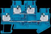 TWO TIER TERMINALS TERMINAL SIZE 2,5 MM2 WIDTH 5,2 MM COLOUR BLUE CLAMPING POINTS 4 - артикул 8WH6020-0AF01