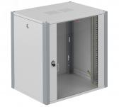 Шкаф телекоммуникационный настенный 19‘ 9U дверь стекло IP20, 600x600x450mm(ШхГхВ) цвет серый(RAL7000) (WP 6609.710 (755s)) - артикул WP 6609.710 (755s)
