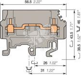 Клемма винт.M4/8 4мм.кв - артикул 1SNA115523R0700