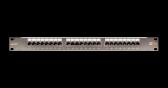 Панель 19, 1U, 24 порта, Кат.5e, RJ45/8P8C, экран., металлик (NMC-RP24SD2-1U-MT) - артикул NMC-RP24SD2-1U-MT