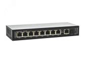 Коммутатор неуправляемый 8-ми портовый 5.6 Гбит/с U1E-8F/1G/1S (U1E-8F/1G/1S) - артикул U1E-8F/1G/1S