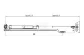Рычаг удлиненный для доводчиков VIZIT-DC503S - артикул Рычаг-503 LONG