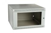 Шкаф телекоммуникационный настенный разборный 9U 600x350 ШТ-НСр-9U-600-350-С дверь стекло - ССД, артикул 130411-00554