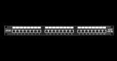 Панель 19'' 1U 24 порта Кат.5e RJ45/8P8C экран черная - артикул ЭКО27393
