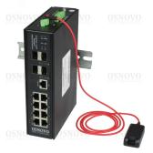 Коммутатор управляемый промышленный 12 портов уровень управления L2+ HiPoE с функцией мониторинга (SW-80804/ILS(port 90W,300W)) - OSNOVO, артикул SW-80804/ILS(port 90W,300W)