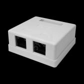 Компьютерная розетка 8P8C (RJ-45), UTP, Cat.6, 2 порта - артикул 10-0310