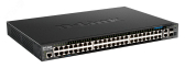 Коммутатор управляемый L3 PoE 52 портов 10/100/1000 Мб/с, 2хSFP+, 48хPoE 370 Вт DGS-1520-52MP/A1A - артикул DGS-1520-52MP/A1A