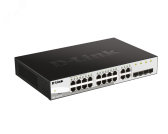 Коммутатор управляемый L2 16 портов 10/100/1000 Мб/с, 4хSFP DGS-1210-20/FL1A - артикул DGS-1210-20/FL1A
