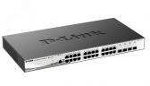 Коммутатор управляемый L2 24 порта 10/100/1000 Мб/с, 4хSFP+ DGS-1210-28X/ME/B2B - артикул DGS-1210-28X/ME/B2B