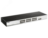 Коммутатор управляемый L2 24 порта 10/100/1000 Мб/с, 2хSFP - артикул DGS-1210-26/FL1A