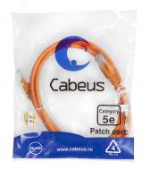 Патч-корд U/UTP, категория 5е, 2xRJ45/8p8c, неэкранированный, оранжевый, PVC, 1.5м - артикул 7697c