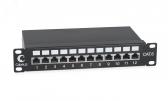 Патч-панель PL-12-Cat.6 10-SH-Dual IDC 10, установочный размер 236 мм, 12 портов RJ-45 полностью экранированная, категория 6, Dual IDC (PL-12-Cat.6 10"-SH-Dual) - артикул PL-12-Cat.6 10"-SH-Dual