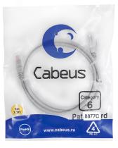 Патч-корд PC-UTP-RJ45-Cat.6-1m-LSZH U/UTP, категория 6, 2xRJ45/8p8c, неэкранированный, серый, LSZH, 1м (PC-UTP-RJ45-Cat.6-1m-LSZH) - артикул PC-UTP-RJ45-Cat.6-1m-LSZH