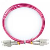 Шнур оптический duplex 2м SC-SC 50/125 mm OM4 LSZH FOP-50-OM4-SC-SC-2m (FOP-50-OM4-SC-SC-2m) - артикул FOP-50-OM4-SC-SC-2m