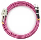 Шнур оптический duplex 20м SC-ST 50/125 mm OM4 LSZH FOP-50-OM4-SC-ST-20m (FOP-50-OM4-SC-ST-20m) - артикул FOP-50-OM4-SC-ST-20m