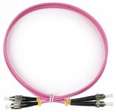 Шнур оптический duplex 1м FC-ST 50/125 mm OM4 LSZH FOP-50-OM4-FC-ST-1m (FOP-50-OM4-FC-ST-1m) - артикул FOP-50-OM4-FC-ST-1m