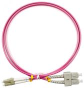 Шнур оптический duplex 1м LC-SC 50/125 mm OM4 LSZH FOP-50-OM4-LC-SC-1m (FOP-50-OM4-LC-SC-1m) - артикул FOP-50-OM4-LC-SC-1m