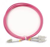 Шнур оптический duplex 2м LC-SC 50/125 mm OM4 LSZH FOP-50-OM4-LC-SC-2m (FOP-50-OM4-LC-SC-2m) - артикул FOP-50-OM4-LC-SC-2m