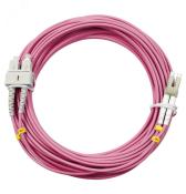 Шнур оптический duplex 10м LC-SC 50/125 mm OM4 LSZH FOP-50-OM4-LC-SC-10m (FOP-50-OM4-LC-SC-10m) - артикул FOP-50-OM4-LC-SC-10m