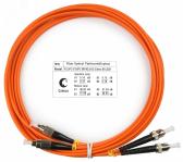 Шнур оптический duplex 3м FC-ST 62,5/125 mm  LSZH FOP-62-FC-ST-3m (FOP-62-FC-ST-3m) - артикул FOP-62-FC-ST-3m