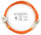 Шнур оптический duplex 2м LC-SC 62,5/125 mm  LSZH FOP-62-LC-SC-2m (FOP-62-LC-SC-2m) - артикул FOP-62-LC-SC-2m