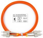 Шнур оптический duplex 2м SC-SC 62,5/125 mm  LSZH FOP-62-SC-SC-2m (FOP-62-SC-SC-2m) - артикул FOP-62-SC-SC-2m