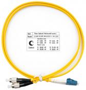 Шнур оптический duplex 1м LC-FC 9/125 sm  LSZH FOP(d)-9-LC-FC-1m (FOP(d)-9-LC-FC-1m) - артикул FOP(d)-9-LC-FC-1m