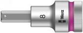 Головка торцевая со вставкой под внутренний шестигранник 8740 C Hex-Plus HF Zyklop DR 1/2 с фиксацией крепежа 8X60 мм - артикул WE-003824