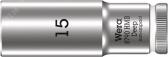 Головка торцевая шестигранная 8790 HMB DeepDR 3/8 глубокая 15X64 мм - WERA, артикул WE-004537