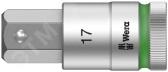 Головка торцевая со вставкой под внутренний шестигранник 8740 C Hex-Plus HF Zyklop DR 1/2 с фиксацией крепежа 17X60 мм - артикул WE-003828