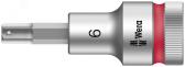 Головка торцевая со вставкой под внутренний шестигранник 8740 C Hex-Plus HF Zyklop DR 1/2 с фиксацией крепежа 6X60 мм - артикул WE-003822