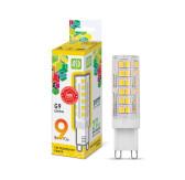 Лампа светодиодная LED-JCD-standard 9Вт 230В G9 3000К 810Лм | 4690612026640 | ASD - артикул 4690612026640