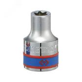 Головка торцевая TORX Е-стандарт 1/2', E18, L = 39 мм - артикул 437518M