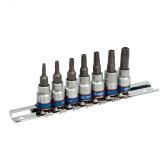 Набор торцевых насадок 1/4', TORX, Т10-Т40 мм, L = 37 мм, 7 предметов - артикул 2107PR
