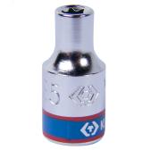 Головка торцевая TORX Е-стандарт 1/4', E4, L = 24 мм - артикул 237504M