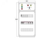 Щит управления электрообогревом DEVIBOX HR 3x4400 3хD330 (в комплекте с терморегулятором и датчиком температуры) (DBR165) - артикул DBR165