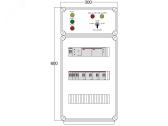 Щит управления электрообогревом DEVIbox HS 4x3400 D316 (в комплекте с терморегулятором и датчиком температуры) (DBS100) - артикул DBS100