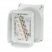 Коробка клеммная 5 положений до 16мм2 130х180х77 IP66/67 серая стойкая к УФ - артикул 62000061