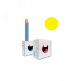 Провод монтажный UNIFLEX-LSZH H05Z1-K 300/500В 1x1мм2 Cu5 DIN VDE 0281, желтая изоляция из полиолефина НГc-LSZHTx (200м.) - артикул cabH05Z1-K-1x1-b200-yel