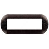 LivingLight Рамка овальная 7 постов Темный дуб - артикул LNB4807LRW