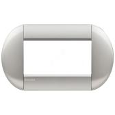 LivingLight Рамка овальная 4 поста Алюминий - артикул LNB4804TE