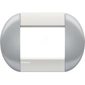 LivingLight Рамка овальная 3 поста Небесный - артикул LNB4803TS