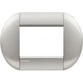 LivingLight Рамка овальная 3 поста Алюминий - артикул LNB4803TE
