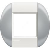 LivingLight Рамка овальная 1 пост Небесный - артикул LNB4802TS